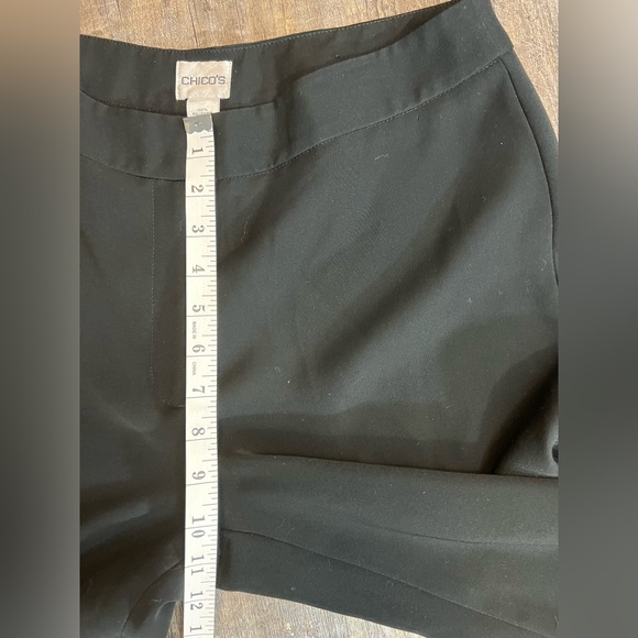 CHICO'S Black Dress Pants Size 1 - Picture 10 of 11